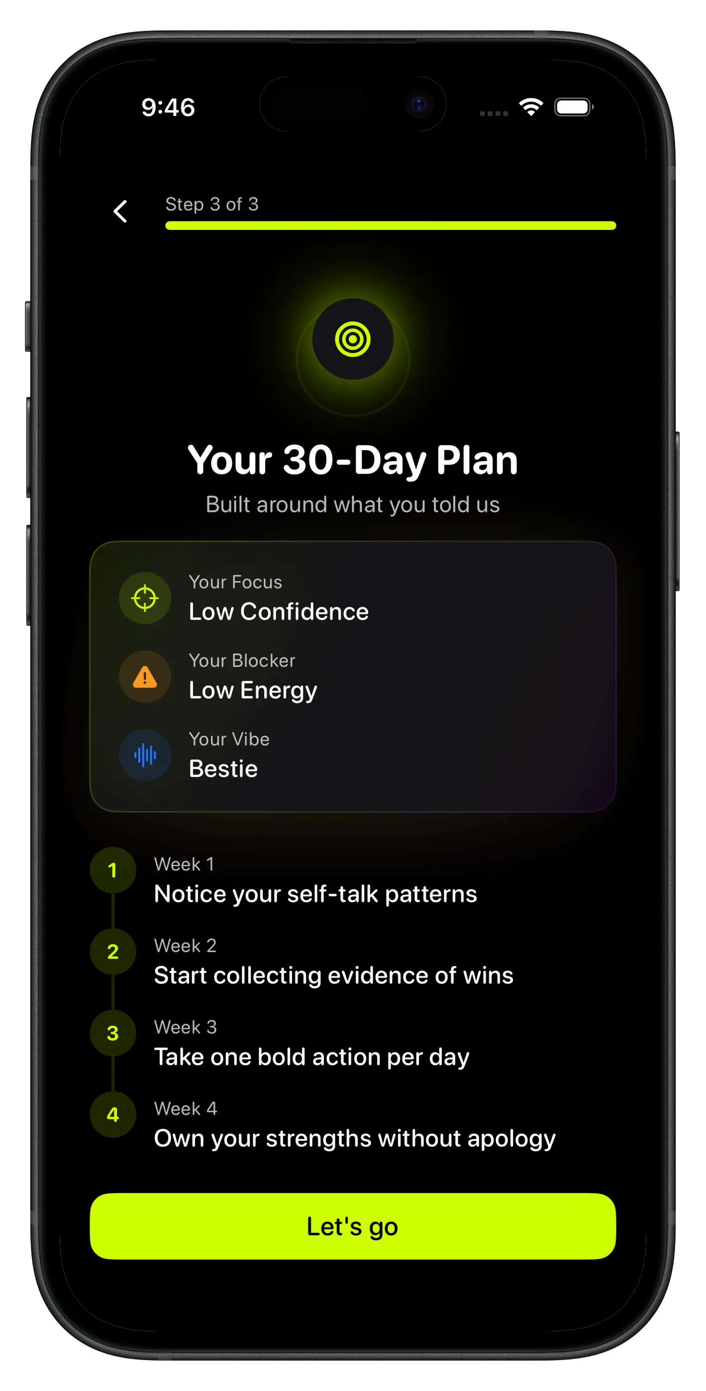 Obtenha um plano de jogo de 30 dias
