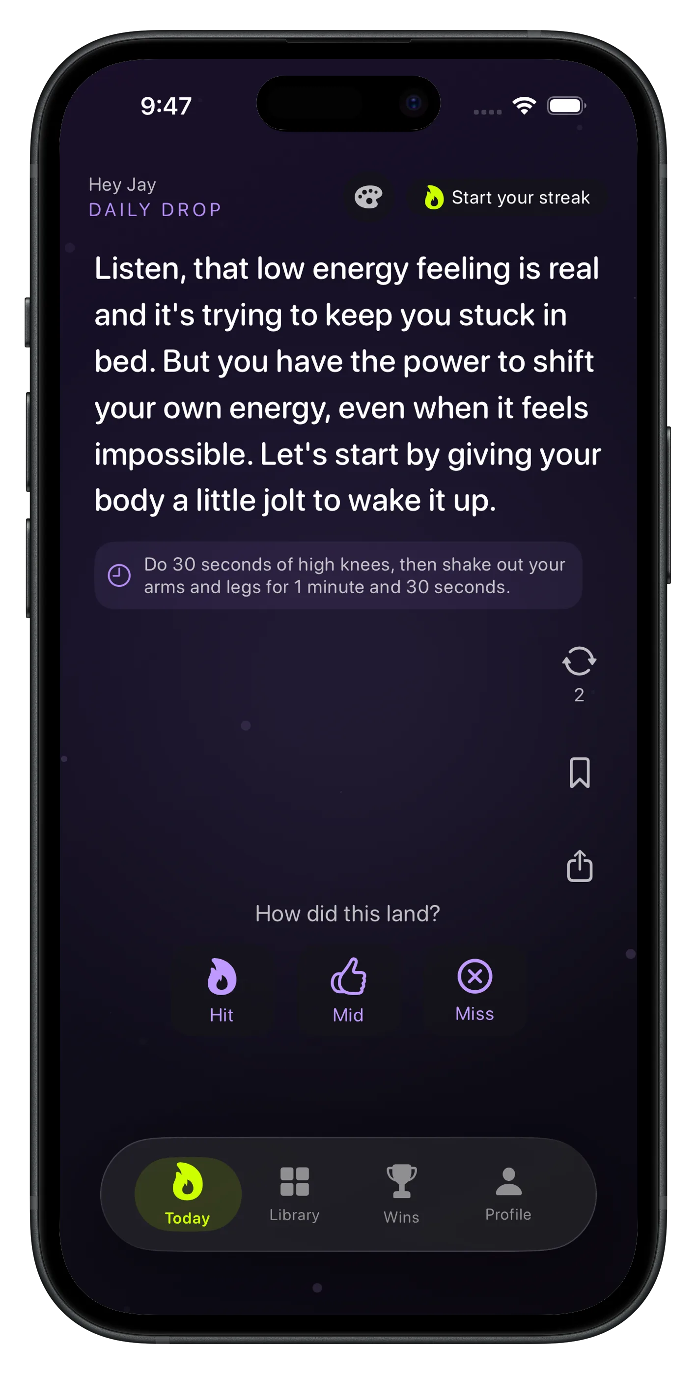 Receba seu drop diário